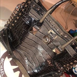 Michael Kors Snake Print Handbag